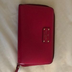 Pink Kate Spade Wallet/Clutch